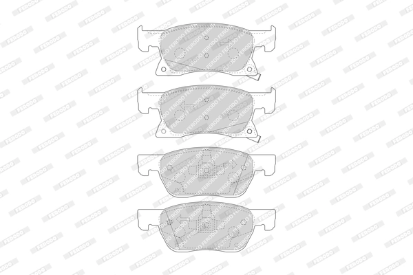 FERODO FDB4933 - Тормозные колодки 