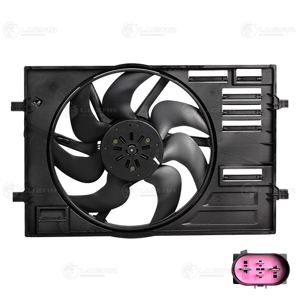 LUZAR LFK1812 - Вентилятор радиатора