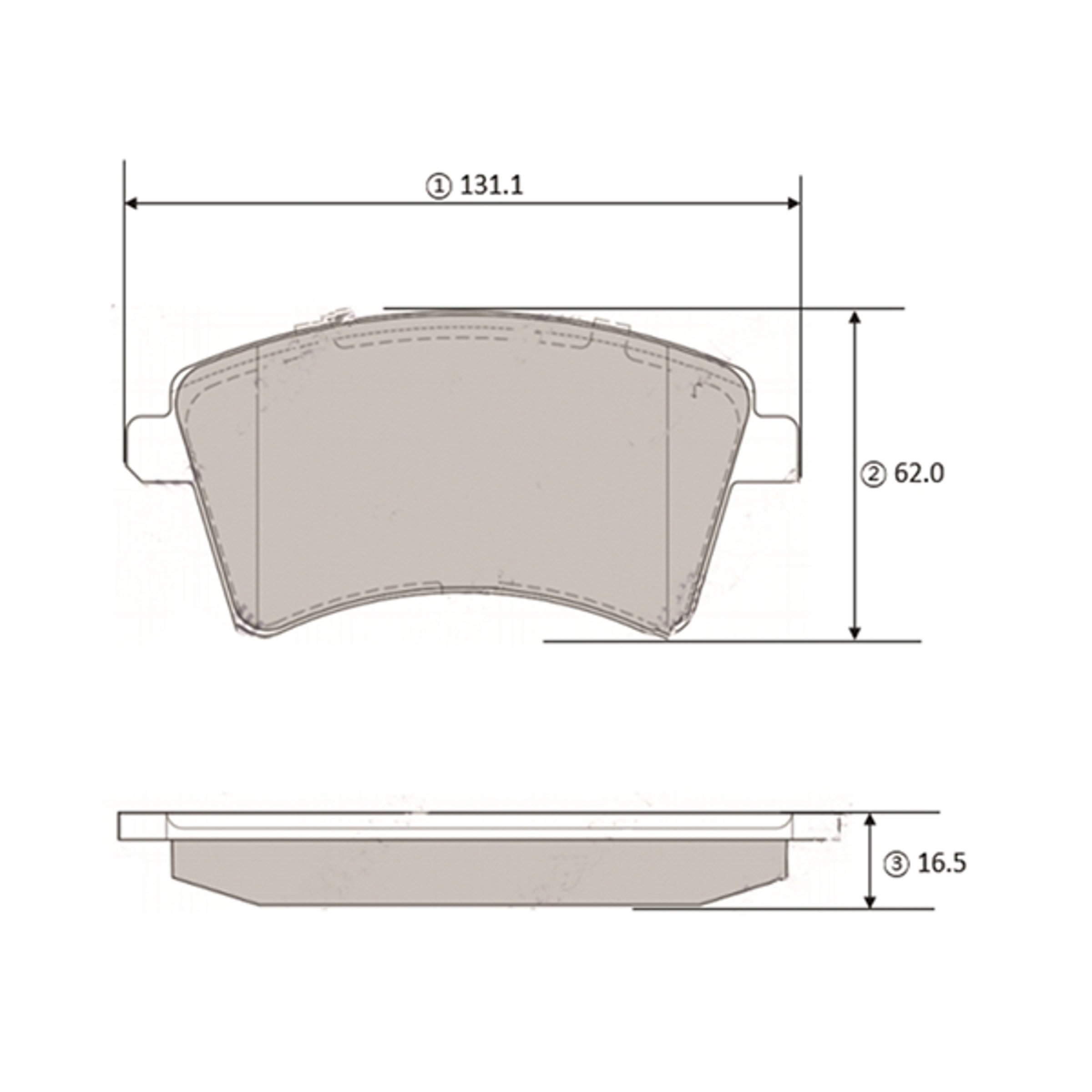 CTR GK1454 - Колодки тормозные