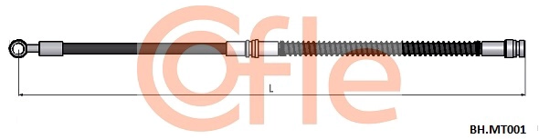 COFLE 92.BH.MT001 - Тормозные шланги