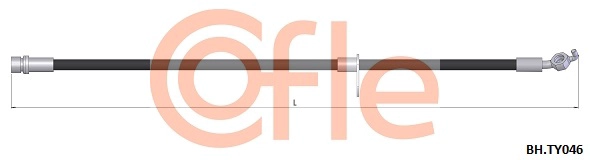 COFLE 92BHTY046 - Тормозные шланги