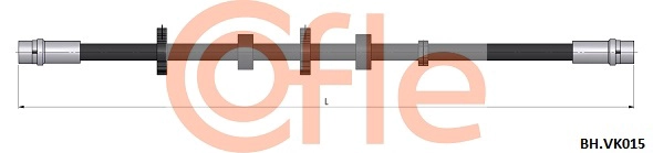 COFLE 92.BH.VK015 - Тормозные шланги
