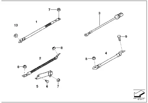 BMW 12427789231 - провод блока управления свечами накаливания
