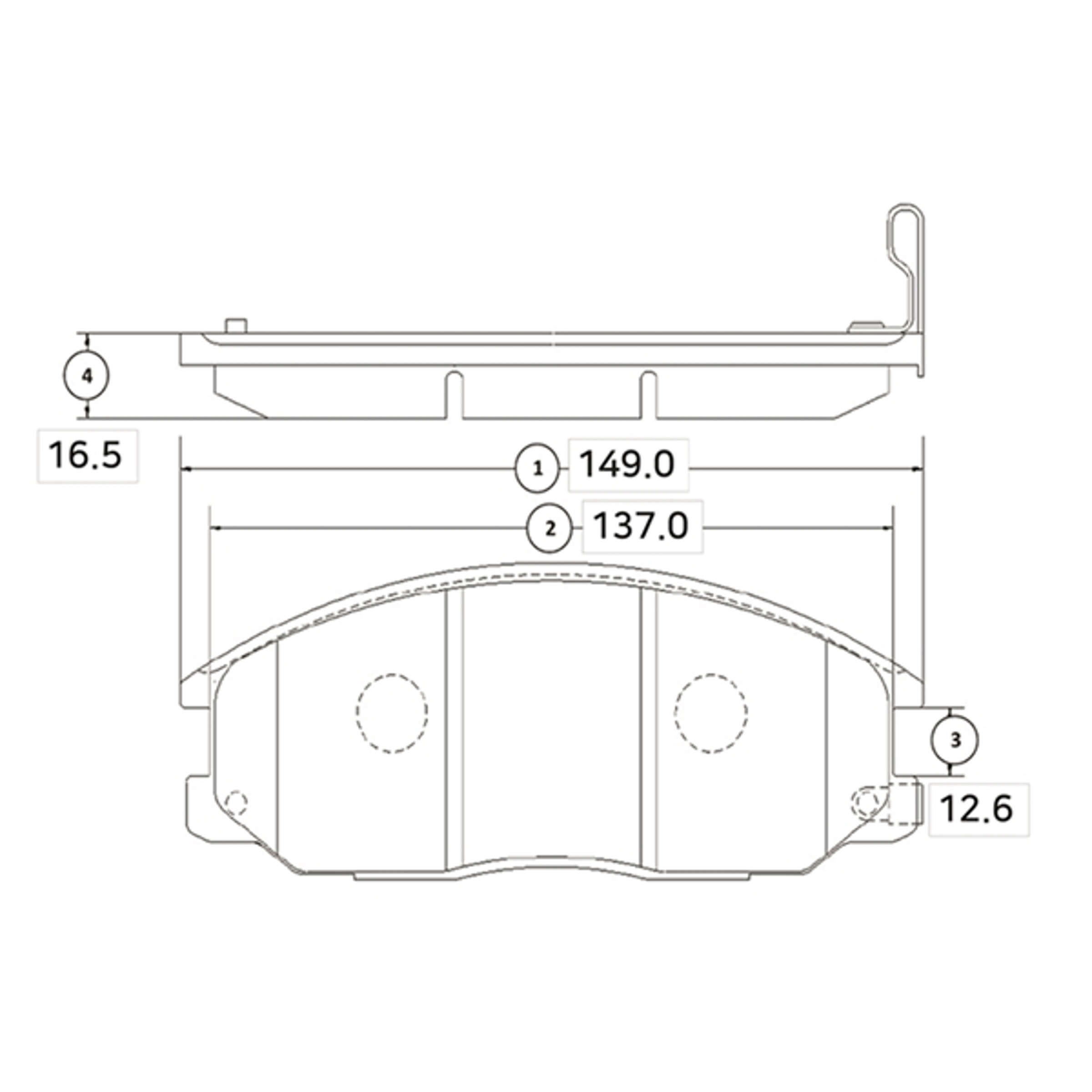 CTR GK0563 - Тормозные колодки 