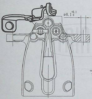 TRIALLI CF 084709 - Тормозной суппорт