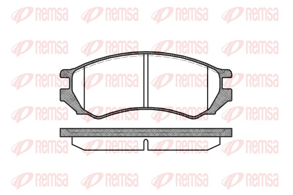 REMSA 0344.00 - Тормозные колодки 
