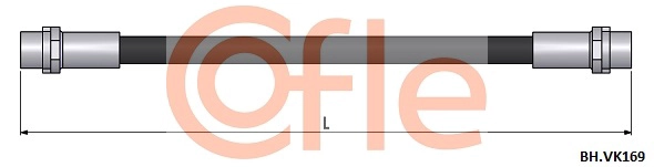 COFLE 92.BH.VK169 - Тормозные шланги