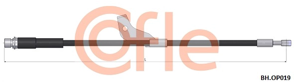 COFLE 92.BH.OP019 - Тормозные шланги