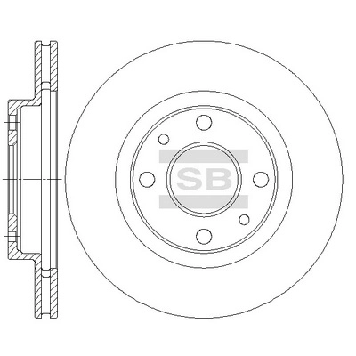 HI-Q SD5802 - Тормозные диски