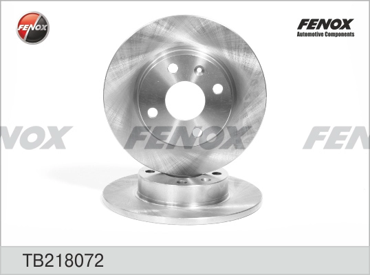 FENOX TB218072 - Тормозные диски