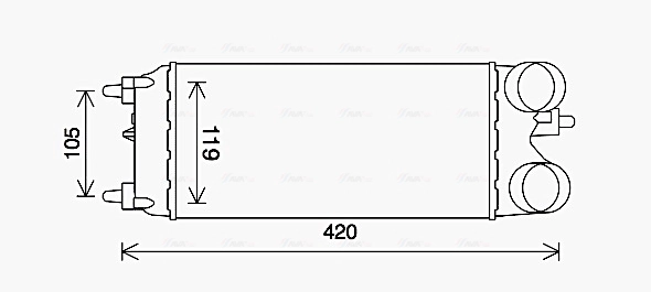 AVA QUALITY COOLING FD4649 - Интеркулер