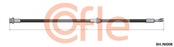 COFLE 92.BH.NI008 - Тормозные шланги
