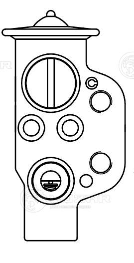 LUZAR LTRV 1853 - Расширительный клапан кондиционера