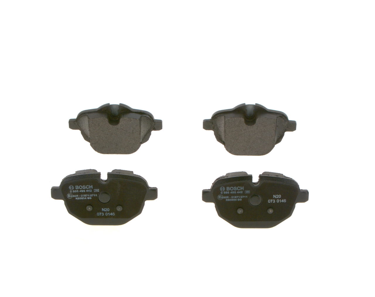 BOSCH 0986495442 - Тормозные колодки 