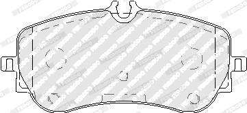 FERODO FVR5068 - Тормозные колодки 