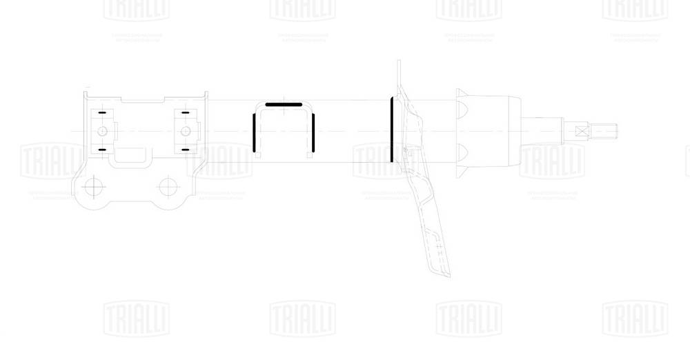 TRIALLI AG 08320 - Амортизатор