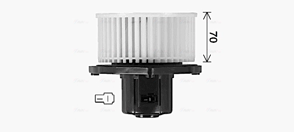 AVA QUALITY COOLING CT8085 - Моторчик печки