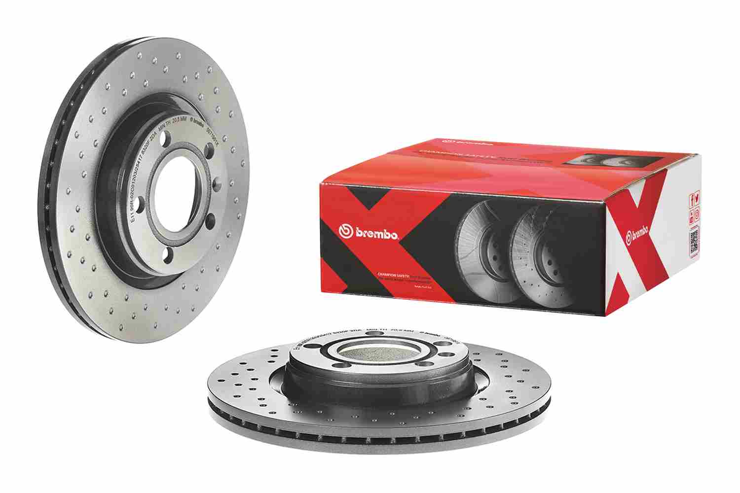 BREMBO 09.7196.1X - Тормозной диск XTRA LINE - Xtra