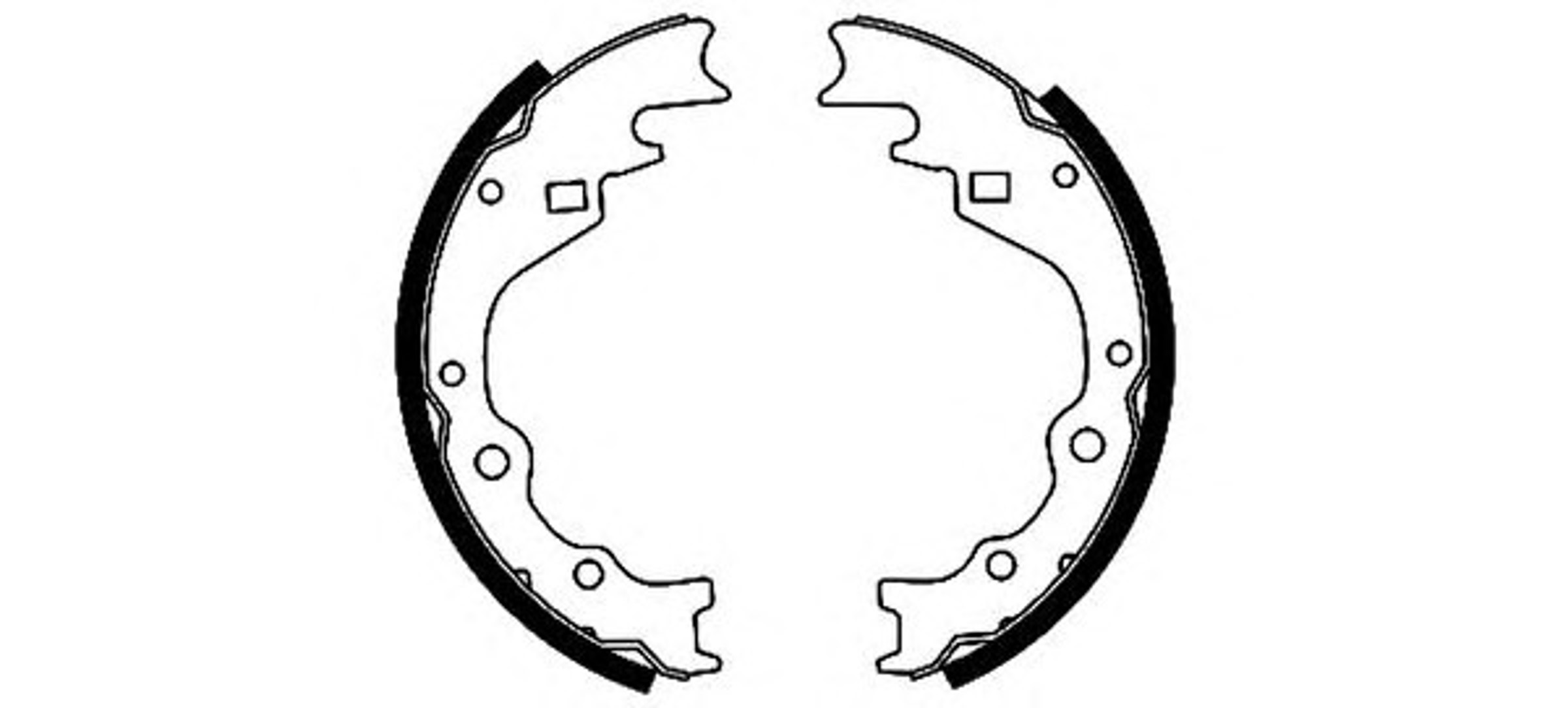 HI-Q SA044 - Барабанные колодки