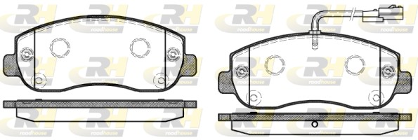 ROADHOUSE 21449.01 - Тормозные колодки 