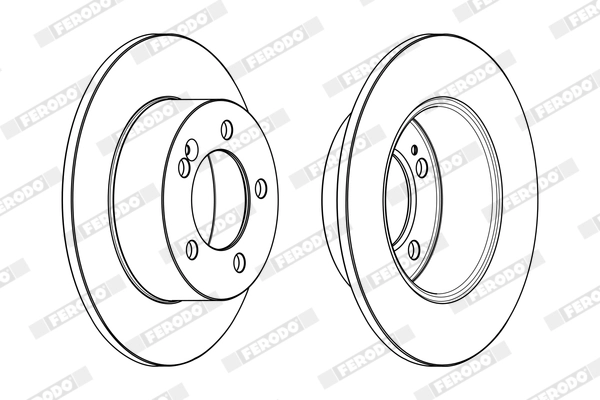 FERODO DDF1976C - Тормозные диски