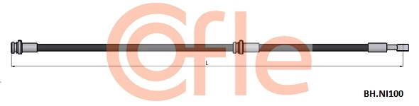 COFLE 92.BH.NI100 - Тормозные шланги