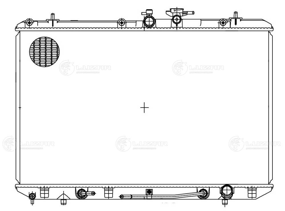 LUZAR LRc 1954 - Радиатор охлаждения