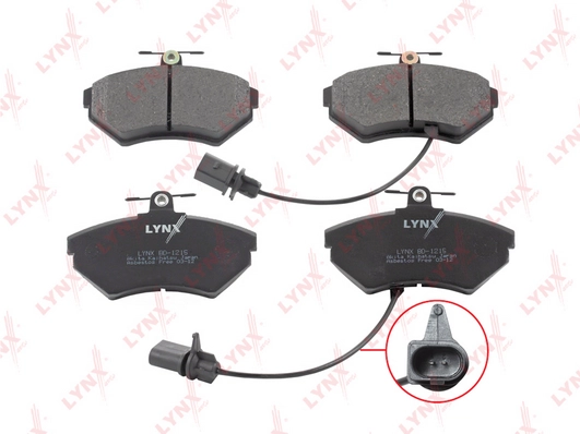 LYNXAUTO BD-1215 - Тормозные колодки 