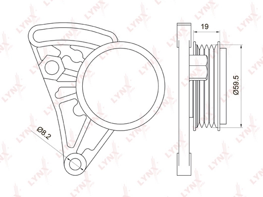 Натяжной ролик