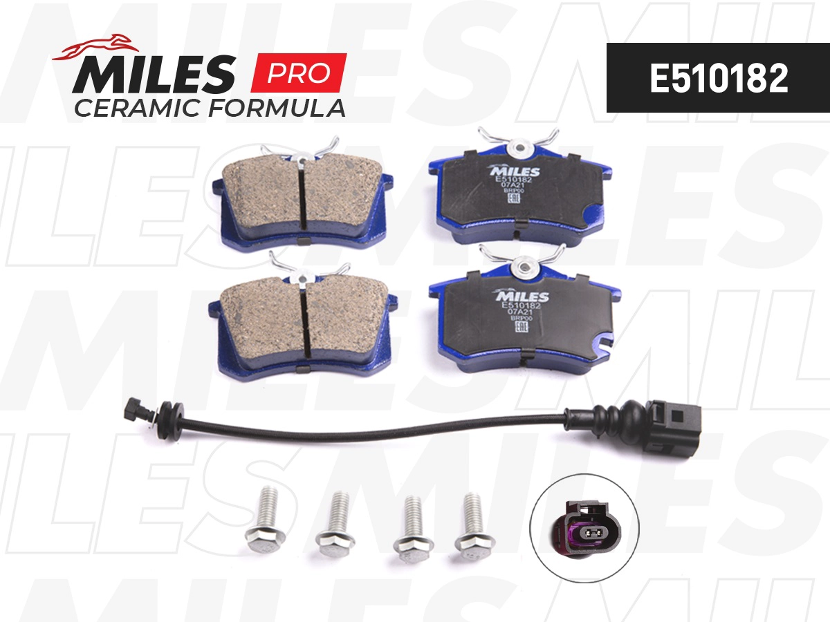 MILES E510182 - Тормозные колодки 