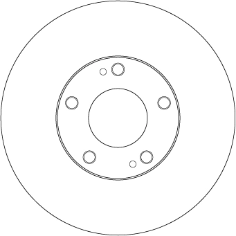 TRW DF7231 - Тормозные диски