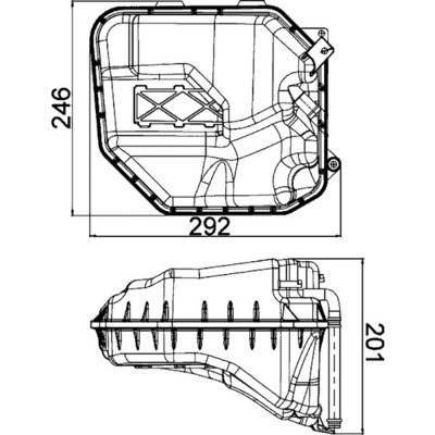 MAHLE CRT9000S - Расширительный бачок