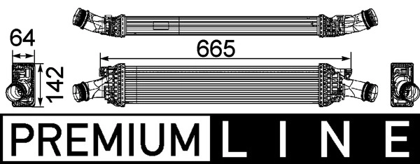 MAHLE CI 170 000P - Интеркулер