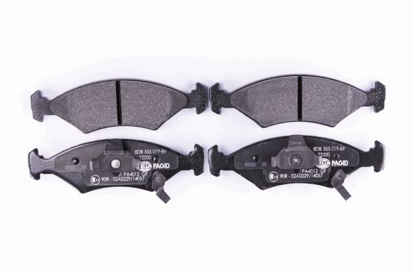 HELLA 8DB 355 019-891 - Тормозные колодки 