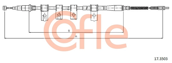 Трос ручника