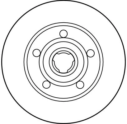 TRW DF2771 - Тормозные диски