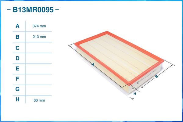 CWORKS B13MR0095 - Воздушный фильтр