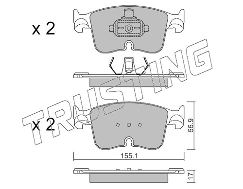 Тормозные колодки 
