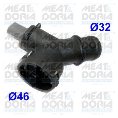 MEAT & DORIA 93248 - Фланец системы охлаждения