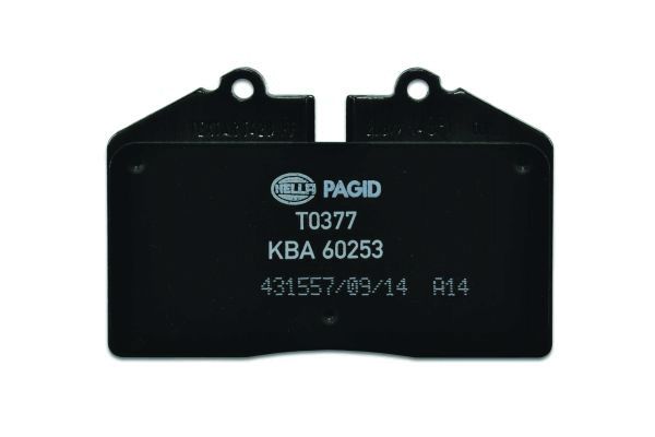 HELLA 8DB 355 006-351 - Тормозные колодки 