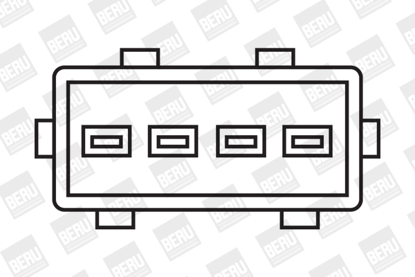 BERU ZS345 - Катушка зажигания