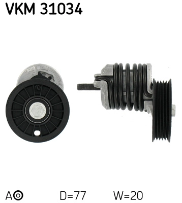 SKF VKM 31034 - Натяжной ролик