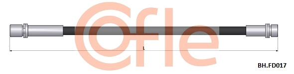 COFLE 92BHTY017 - Тормозные шланги