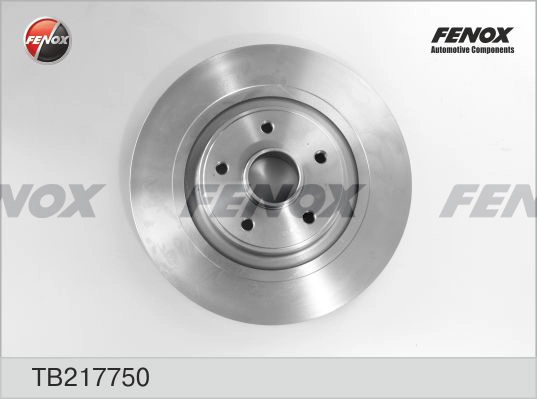 FENOX TB217750 - Тормозные диски