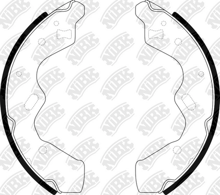 NIBK FN3388 - Барабанные колодки