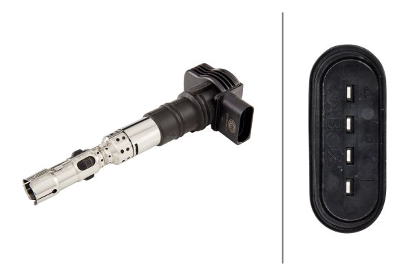 HELLA 5DA 358 000-371 - Катушка зажигания