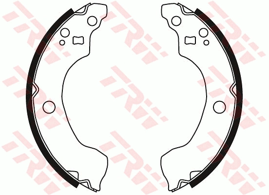 TRW GS8487 - Барабанные колодки