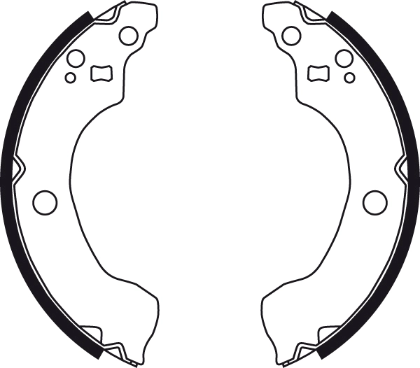 TRW GS8487 - Барабанные колодки