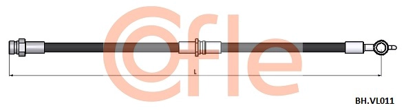 COFLE 92.BH.VL011 - Тормозные шланги