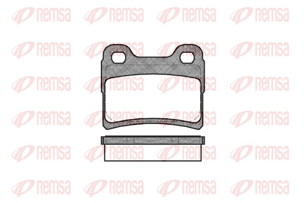 REMSA 041710 - Тормозные колодки 